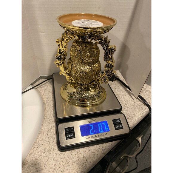 Bath & Body Works Ornate Owl Pedestal Candle Holder -New - Picture 11 of 12